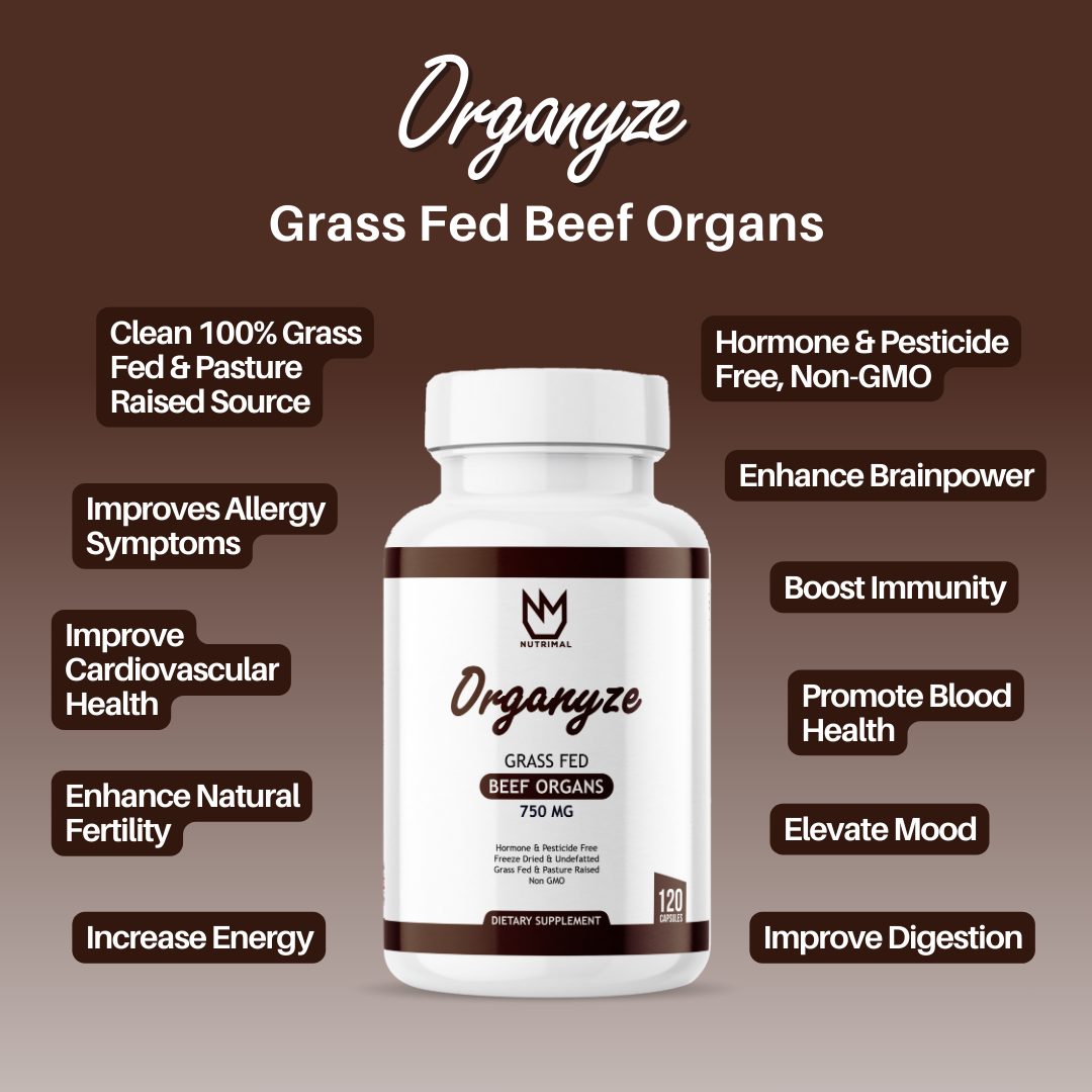 Grass Fed Freeze Dried Beef Organs Capsules